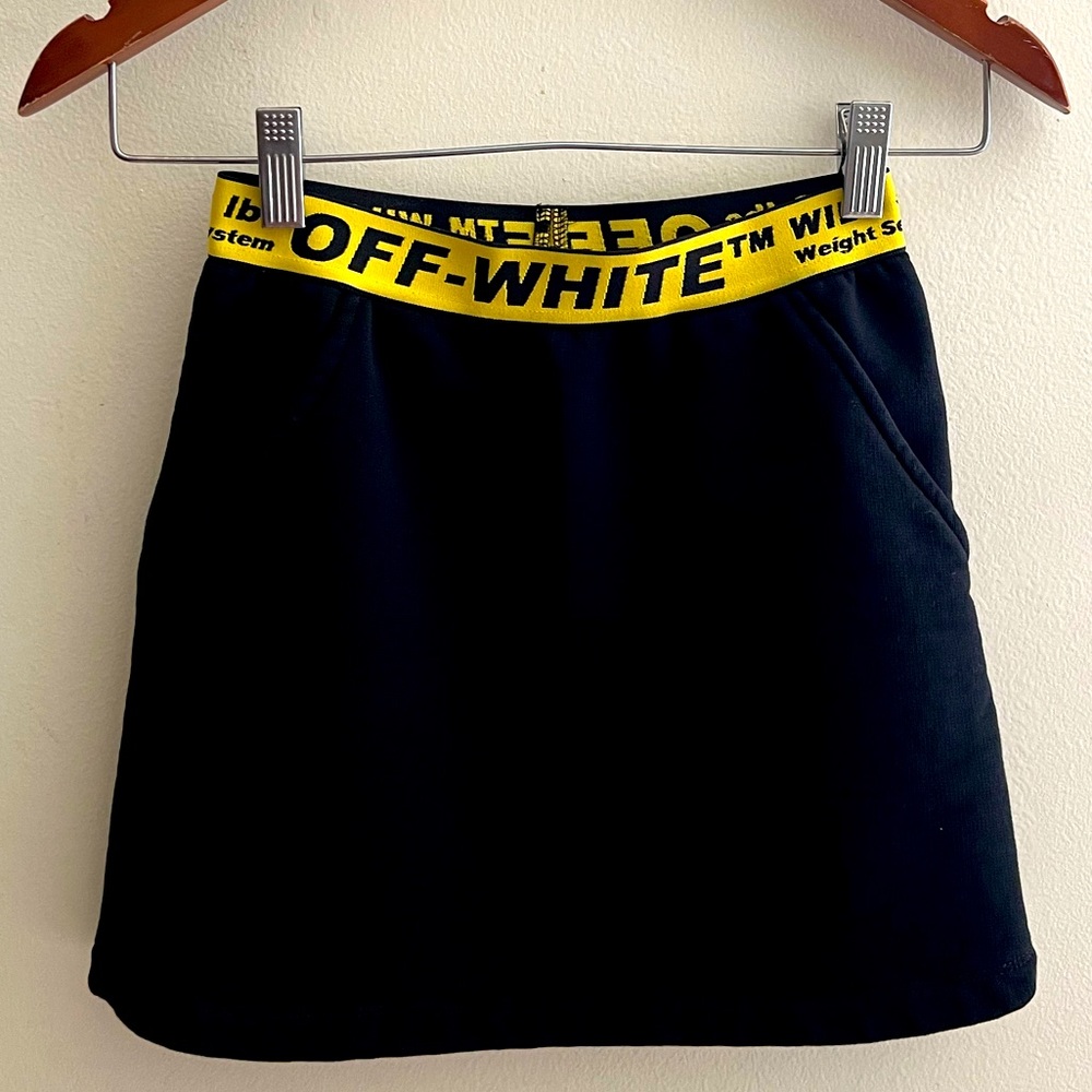 Off-White elastic Industrial logo Mini skirts Size 8Y Kids
